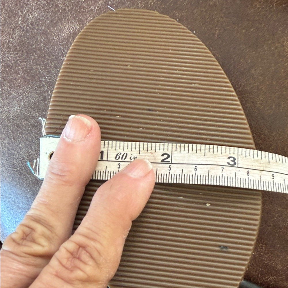 Coach Black Leather Wedge Sandals with Braided Espadrille - Picture 15 of 16